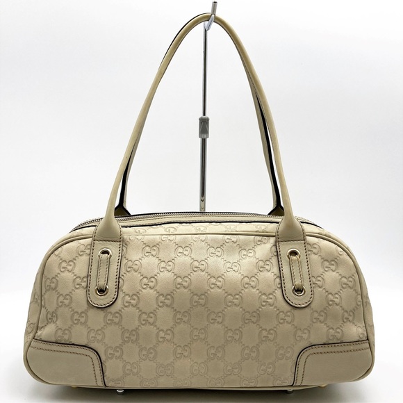 Gucci Princy sima White Ivory Boston Mini Bag - Picture 1 of 10